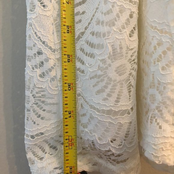 BP White Lace Mini Dress - Small - Picture 3 of 5